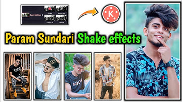 Param Sundari music Beat Sync + New shake effects in kinemaster || Trending shake effects