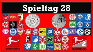 Bayern verliert gegen einen Aufsteiger. Der 28 Spieltag der 1&2.BUndesliga.