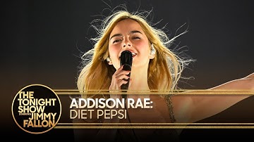 Addison Rae: Diet Pepsi | The Tonight Show Starring Jimmy Fallon