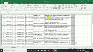03 Agenda Surat Masuk dan Keluar Menggunakan Ms  Excel