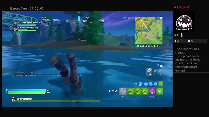 Playing fortnite