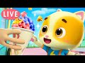 [LIVE] Rainbow Popcorn Song | Colors Song | Nursery Rhymes | Kids Song | MeowMi Family Show