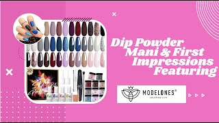 Modelones || Dip Powder Mani || Dip Liquids || Unboxing || First Impressions || Nails At Home Amazon