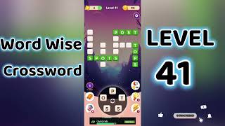Word Wise Crossword Level 41 🧩 | Smart Crossword Puzzle Walkthrough | Go Answer