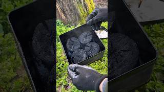 Genius Hack: Make Natural Charcoal & Eco Fire Starter! #camping #Outdoors #survival #ideas #usa