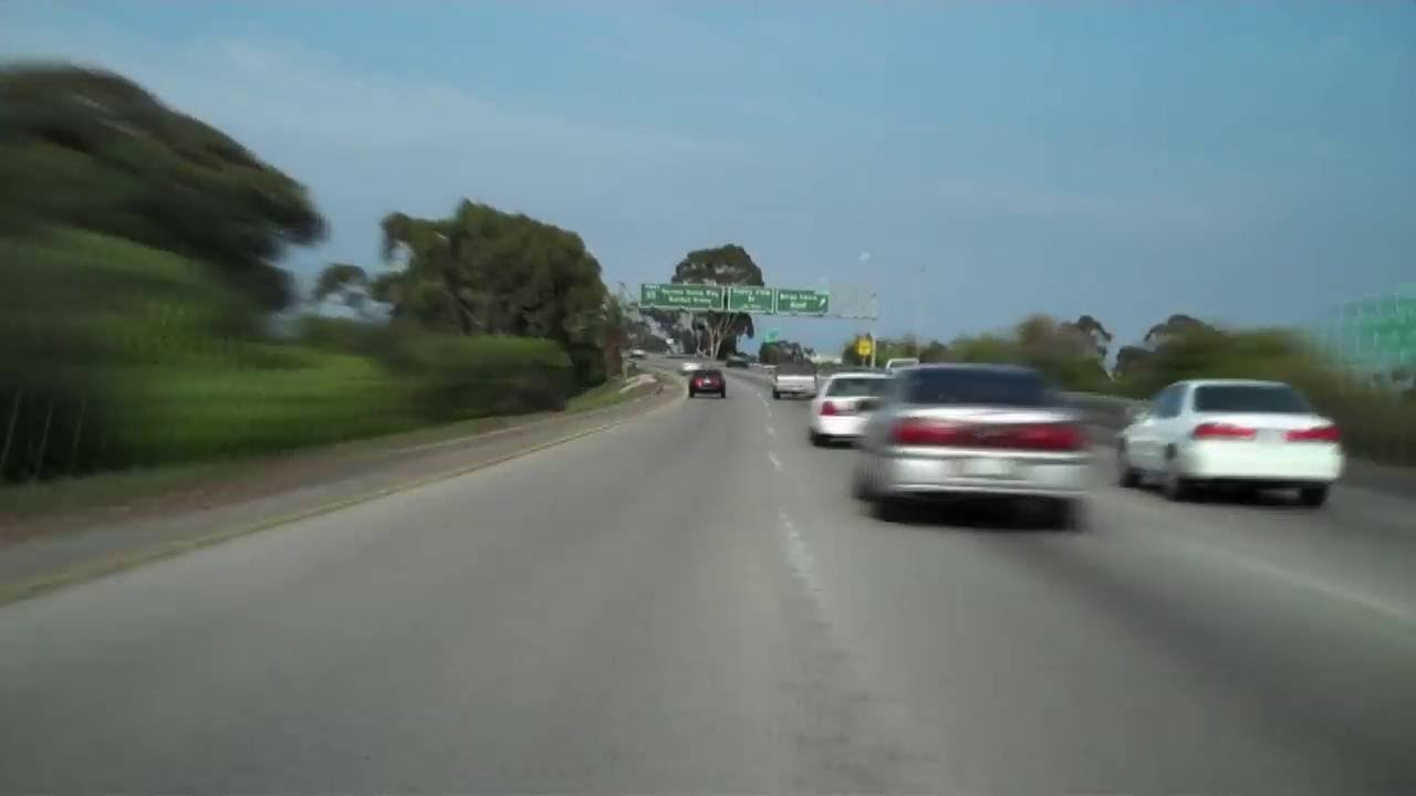Timelapse driving down the 405 Freeway - YouTube