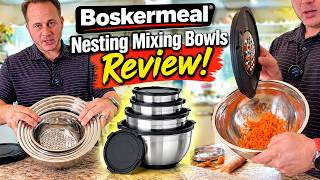 Nesting Mixing Bowls With Grater Attachment Review!!