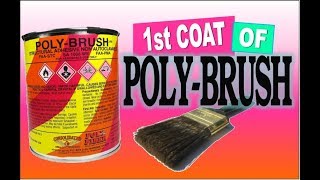 The Poly-Fiber System -1st BRUSHED COAT OF POLY-BRUSH