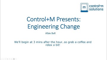 Control+M Presents:  Engineering Changes in Plex