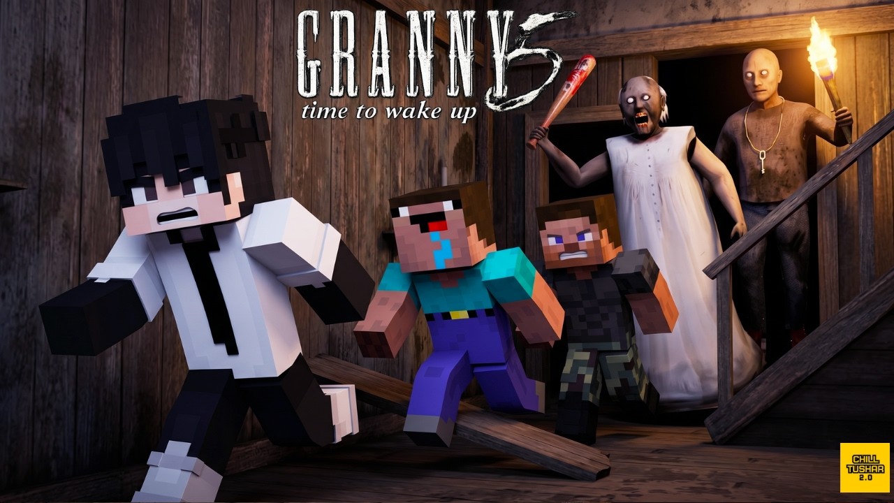 WE PLAYED GRANNY CHAPTER 5 IN MINECRAFT! (Scariest Escape Ever)