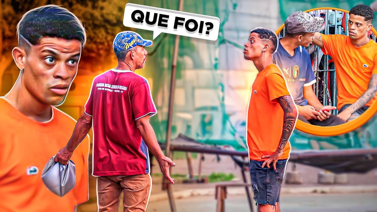 ENCARANDO ESTRANHOS - pegadinha