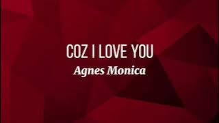 Coz I Love You - Agnes Monica (Lirik)