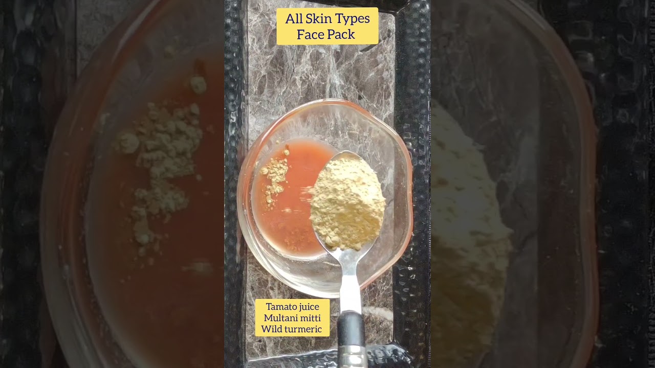 Tomato Multani mitti Face Pack| all skin types| Get glowing, fair skin|