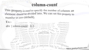 Columns in CSS (Hindi)