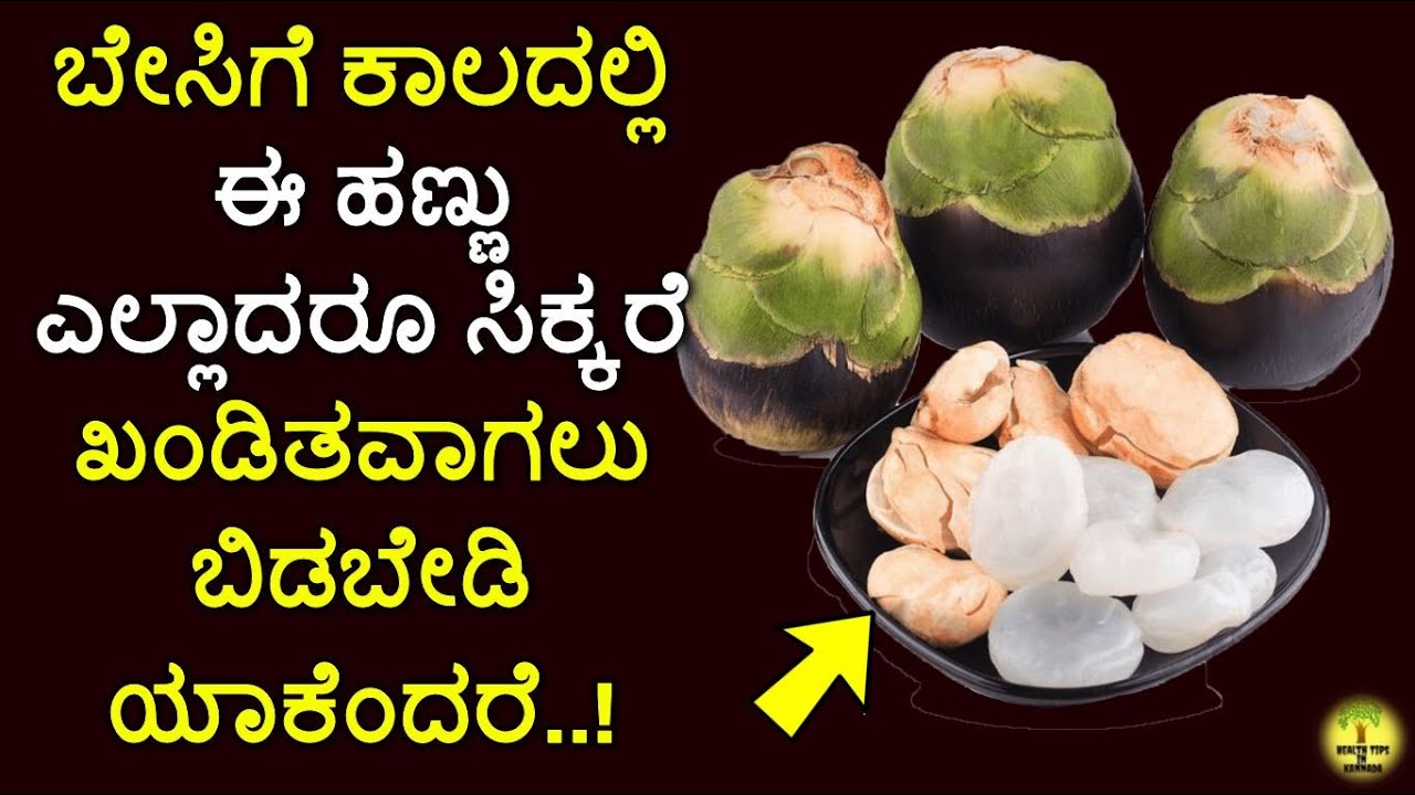 ತಾಳೆ ಹಣ್ಣು ಸೇವನೆ ಮಾಡುವುದರಿಂದ ದೇಹಕ್ಕೆ ಆಗುವ ಲಾಭಗಳು jelly palm fruit