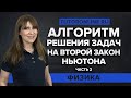 Алгоритм решения задач на второй закон Ньютона часть 2| Физика TutorOnline