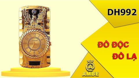 Đồng hồ kiêm bật lửa khò dùng gas DH992 - Ambe.vn
