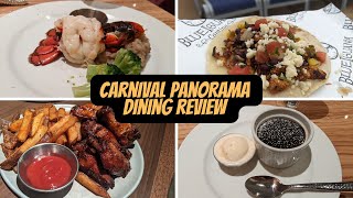 Cruise Food: A Dining Review of the Carnival Panorama restaurants