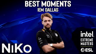 NiKo BEST MOMENTS | IEM Dallas 2024 Guide