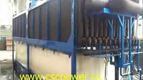 CSCPOWER 18T direct cooling block ice machine video