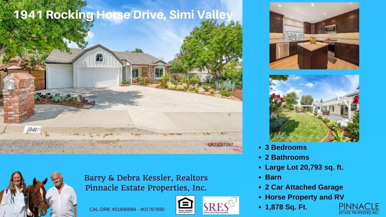 Horse Property in Simi Valley For Sale 1941 Rocking Horse Dr. YouTube