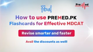 How to Use PreMed Flashcards for Effective MDCAT Revision | Biology, Chemistry & Physics screenshot 5