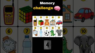 memory chellenge game #shorts  #memory #memorychallenge #youtubeshorts