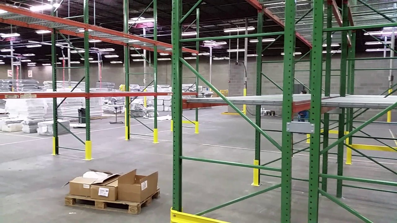 Carolina Material Handling Pallet Rack Installation YouTube