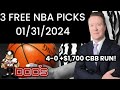 NBA Picks - Bucks vs Trail Blazers Prediction, 1/31/2024 Best Bets, Odds & Betting Tips