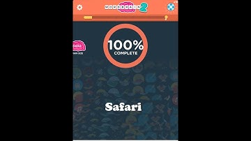 Wordbrain 2 Safari Answers