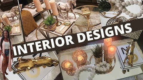 COFFEE TABLE DECORATING IDEAS|5 Simple Tips for Styling a Rectangular/ Circle Table|DECORATE WITH ME