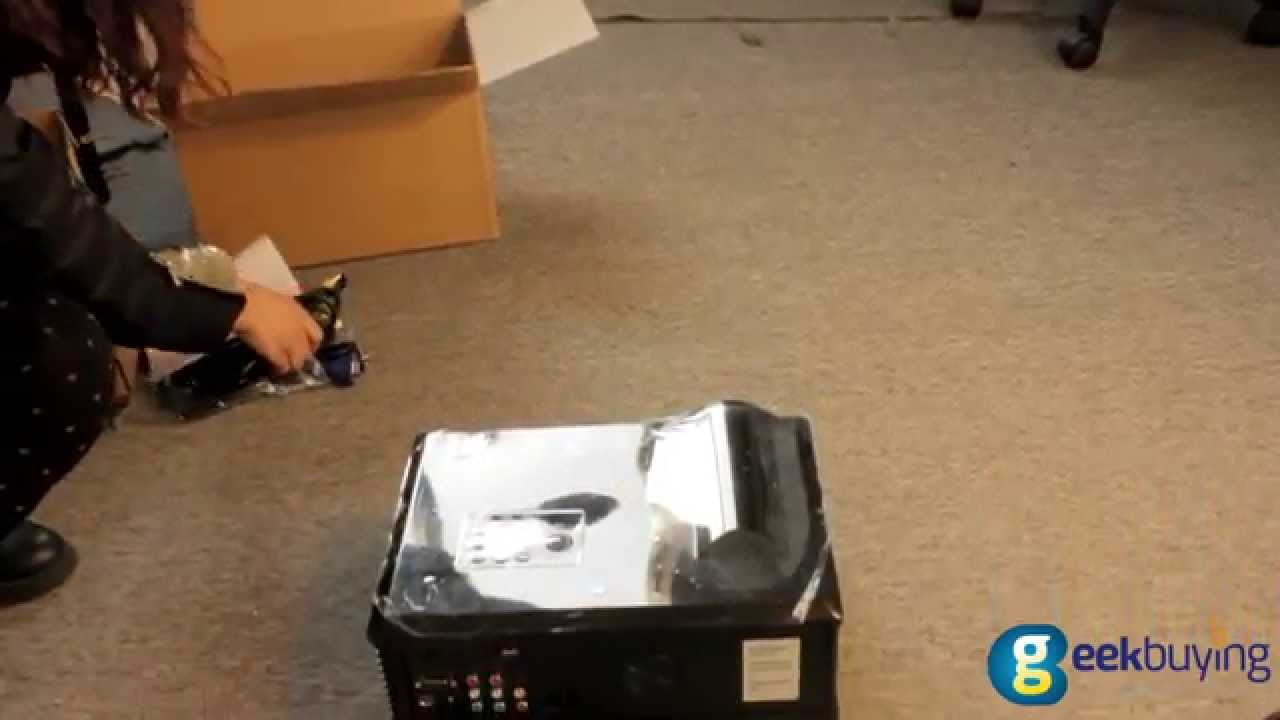 ProHome PH580 LED Projector Multimedia HD 1080P 1280*800 3200 Lumens HDMI USB VGA