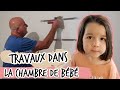 TRAVAUX DANS LA CHAMBRE DE BÉBÉ [ ELYROSE VLOG ]