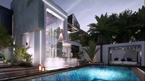 Twinmotion 2020.2.2 Short video exterior pool house