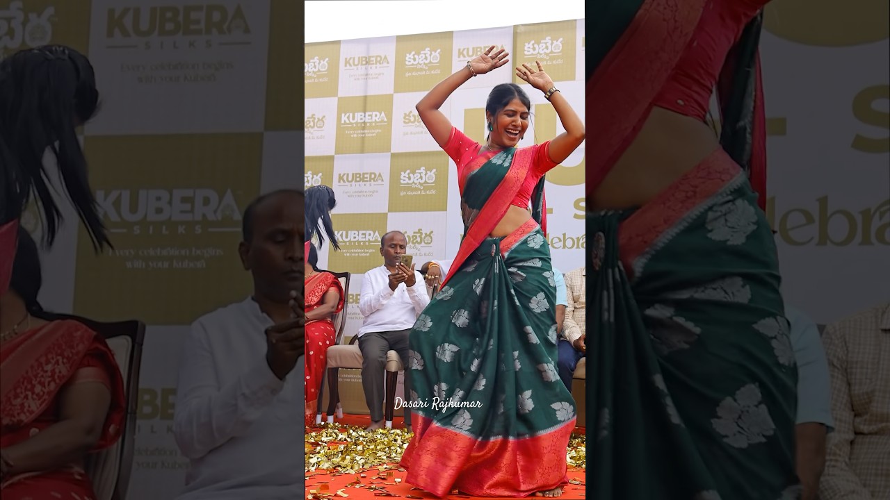 Shushmabupathi Teenmaar dance at Kubera silks 2025 | #sushmabupathivideos | #Shushmabupathidance