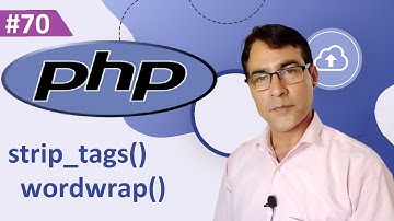 PHP strip_tags() and wordwrap() function | PHP tutorial for beginners lesson - 70