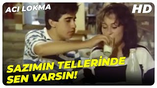Acı Lokma - Küçük Emrah Sevgilisine Yemek Ismarlıyor Küçük Emrah Eski Türk Filmi