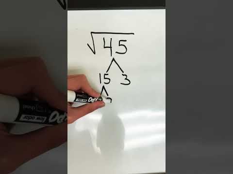 Simplifying a Radical