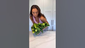 Quick and easy pickles!! #gardening #pickles