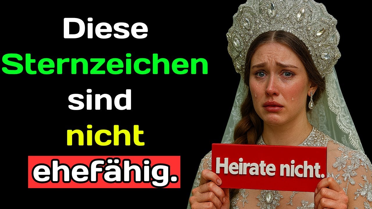 Diese Sternzeichen sind nicht ehefähig.