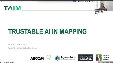 Trustable AI in Mapping in Scotland