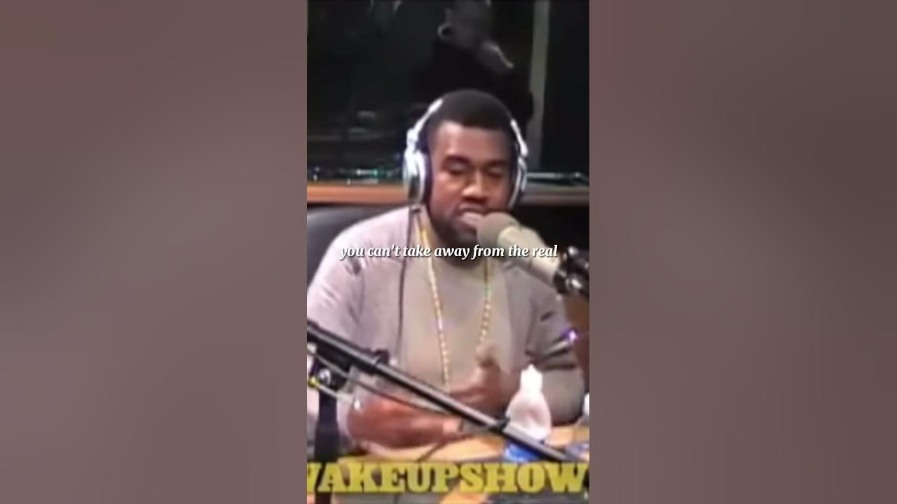 When Kanye Turned A Conversation Into A Freestyle💯 #shorts