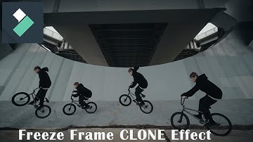 Freeze Frame CLONE Effect! | Wondershare Filmora 11 Tutorial