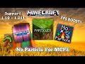 No Particle Texture Pack for MCPE 1.21+ | FPS Boost &amp; No Lag