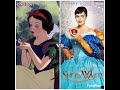 Disney princess cartoon vs live action shorts disney princess viral fyp trending liveaction