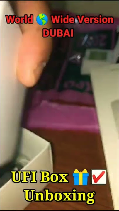 Ufi Box World 🌎 Wide Version unboxing in Dubai|Ufi 🎁☑️ Unboxing|Ufi Box 2022🎁