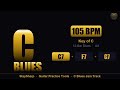 C Blues Jam Track | 105 BPM | 12-Bar Blues Backing Track | Key of C