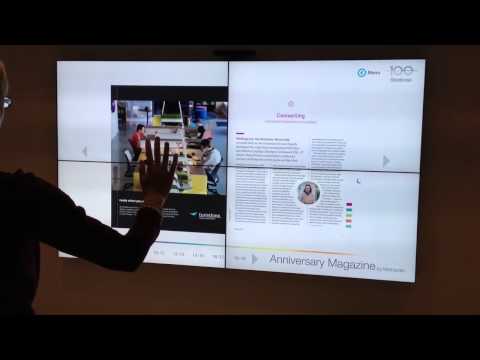 Kinect interactive screen
