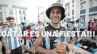 LA FIESTA de los hinchas ARGENTINOS 🇦🇷 en la FINAL del Mundial FIFA, Qatar 2022