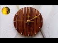 Diy Wall Clock From Scraps Of Wood | Wall Clock Design Ideas | Pacific DIY